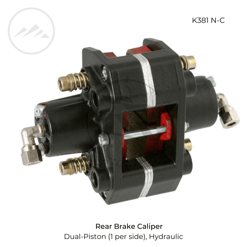Aazon.co: Silscvtt Rear Hydraulic Brake Caliper Aster Cylinder 1.55...