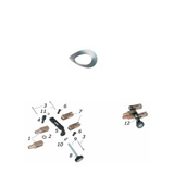 CKR VEN05 Front Brake Caliper Components