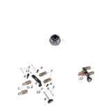 Nylock Nut Low Profile Brake Equalizer System Shifter Go Kart