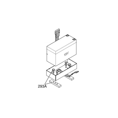 A-60907A-C-Ignition-293-a-ka-100-battery-box-support-clamp-3-0-m-m