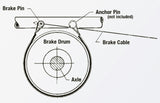 4 1/2" Band Brake Drum