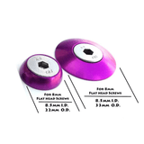 Anodized Aluminum Seat Washers (M8)