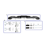 CKR Racing Go Kart Rear Bumper Assembly Details