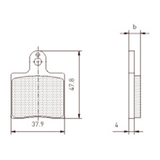 Carbon Tech CRG VEN 05 / 2000 Front Brake Pads