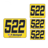 Custom Kart Number Panel Kit