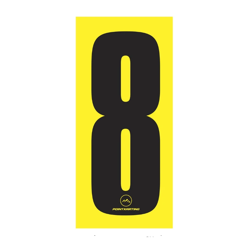 Individual Yellow Kart Numbers