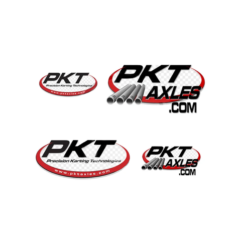 PKT Go Kart Axle Stickers