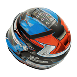 Zamp-Youth-Go-Kart-Helmet-Orange-Blue