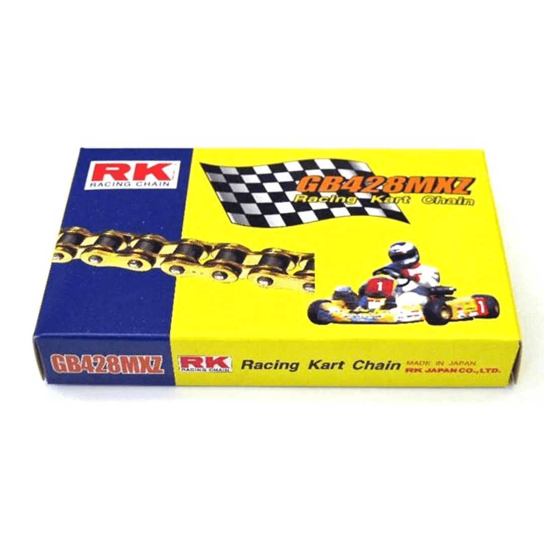 RK 428 Gold Kart Chains RK Go Kart Chains Point Karting