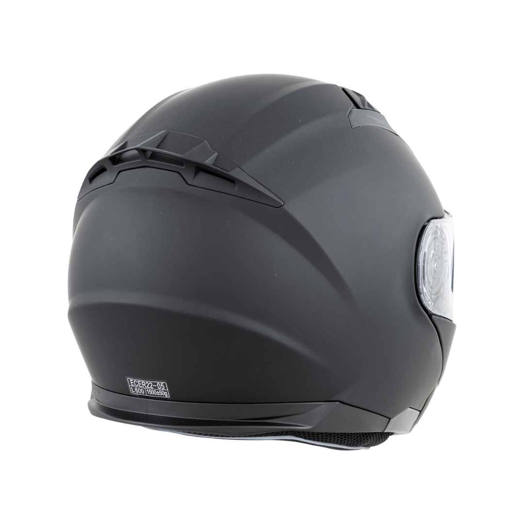 Zamp-FL-4Solid-Motorcycle-Helmet-Matte-Black