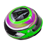 Zamp-RZ-70E-Motorcycle-Helmet-Green-Purple-Graphic