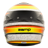 Zamp-RZ-70E-Motorcycle-Helmet-Yellow-Orange-Graphic