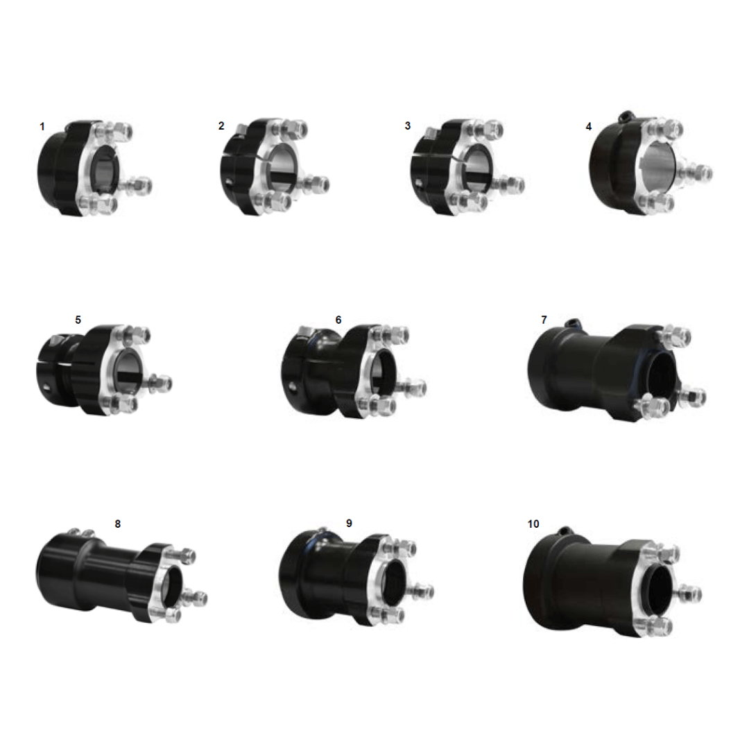 CRG REAR WHEEL HUBS BLACK – Point Karting