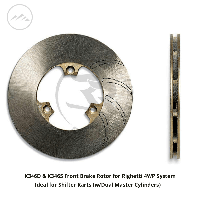 Go Kart Brake Rotors Rear Brake and Front Brake Rotors for Karting Point Karting