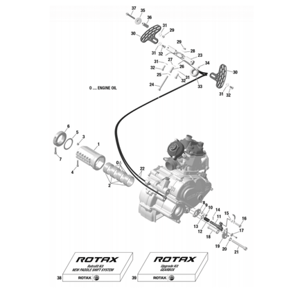 Rotax-DD2-Shift-Mechanism-Parts