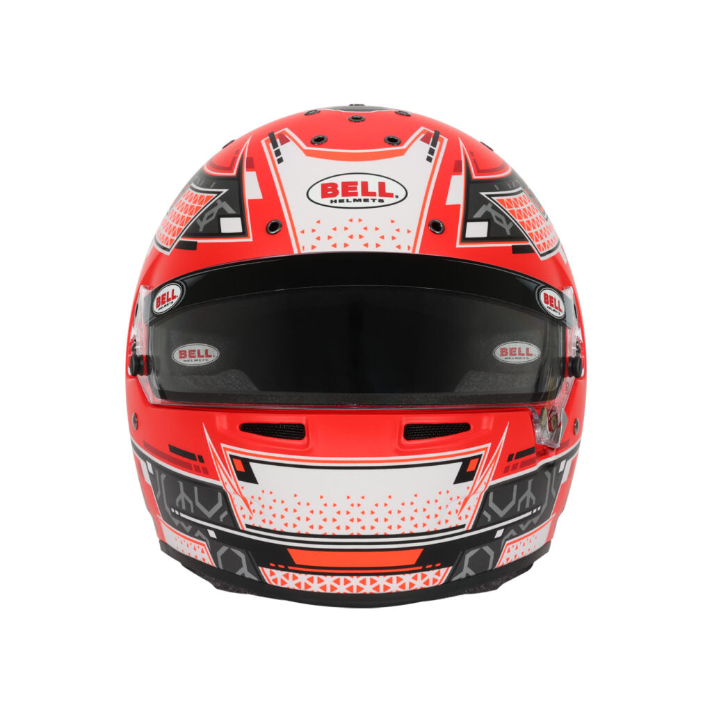 Bell RS7 PRO Stamina Anthracite/Red Racing Helmet - Snell SA2025 | FIA | Free GIFT, FIA8859-2024 | Snell SA2025