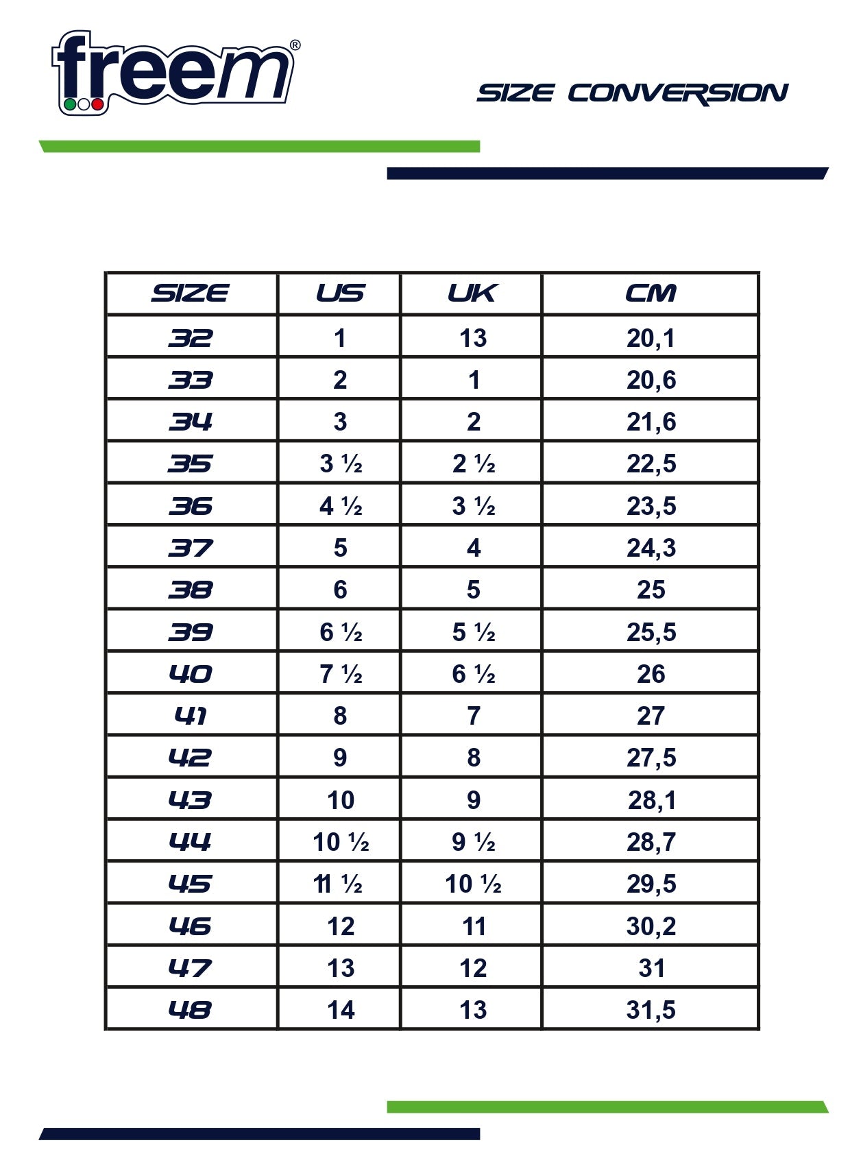 Point-Karting-Freem-Shoe-Size-Chart-1