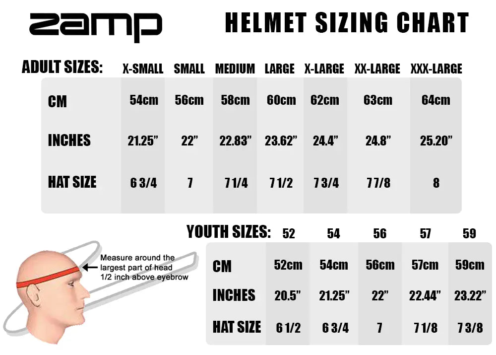 Point-Karting-Zamp-Helmet-Chart-2026