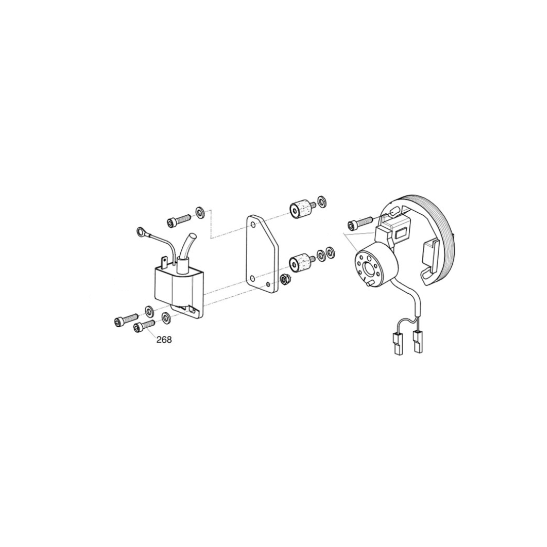 00031-K-Ignition-268-ka-100-ignition-coil-support-screw-m-5-x-1-6