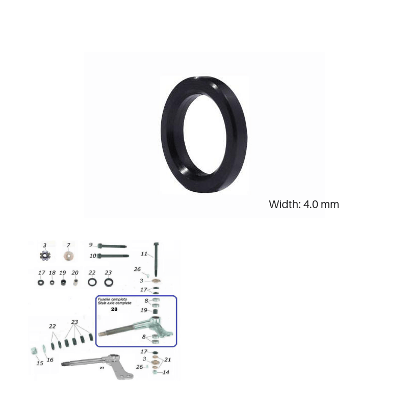 CKR Spindles & Components (8mm Kingpin, Non-Sniper)