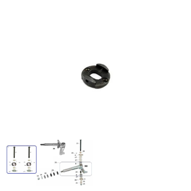 Sniper SA-1 Base Plate Go Kart Steering CRG CKR Racing Kart