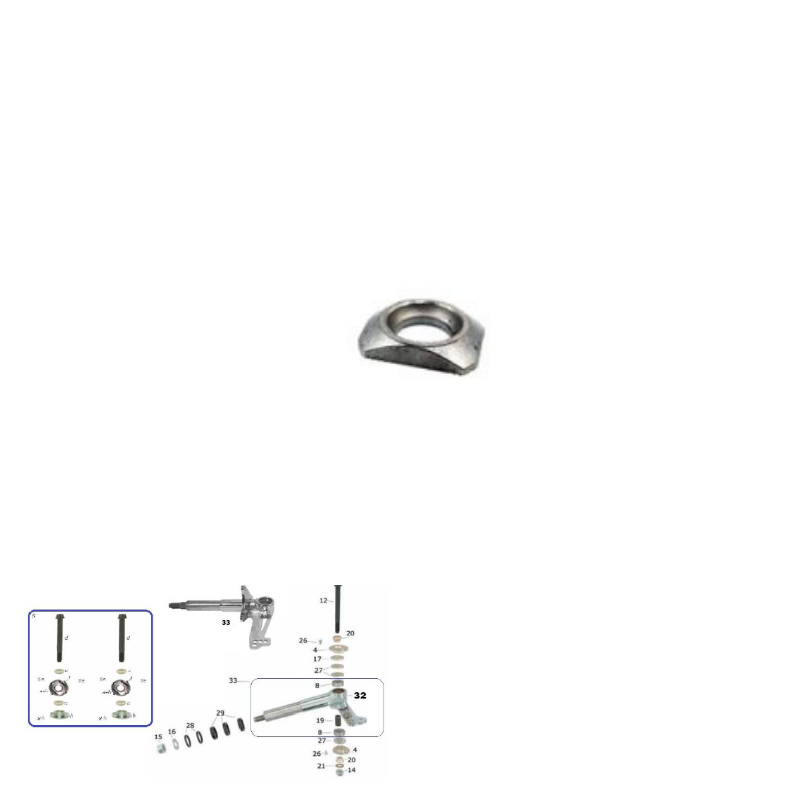 Sniper SA-1 Top Plate Caster Camber Adjuster Steering System CRG CKR Racing Kart