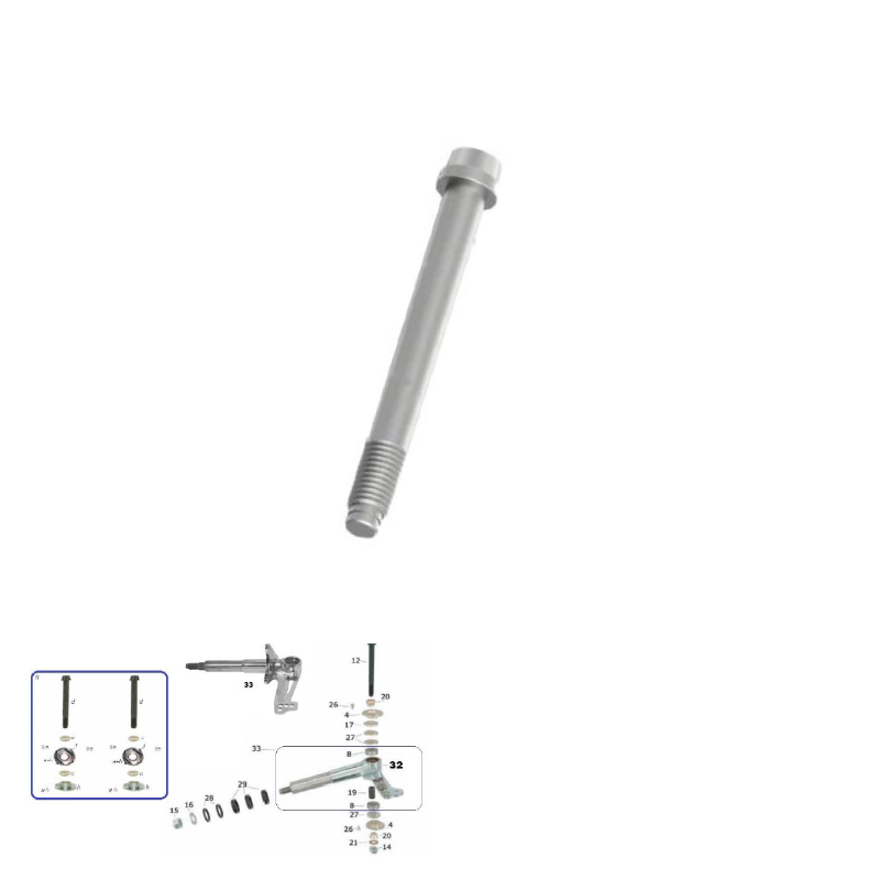 10mm Spindle King Pin Sniper SA-1 Caster / Camber System Racing Go Kart