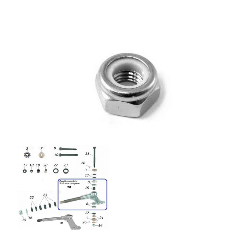 CKR Spindles & Components (8mm Kingpin, Non-Sniper)