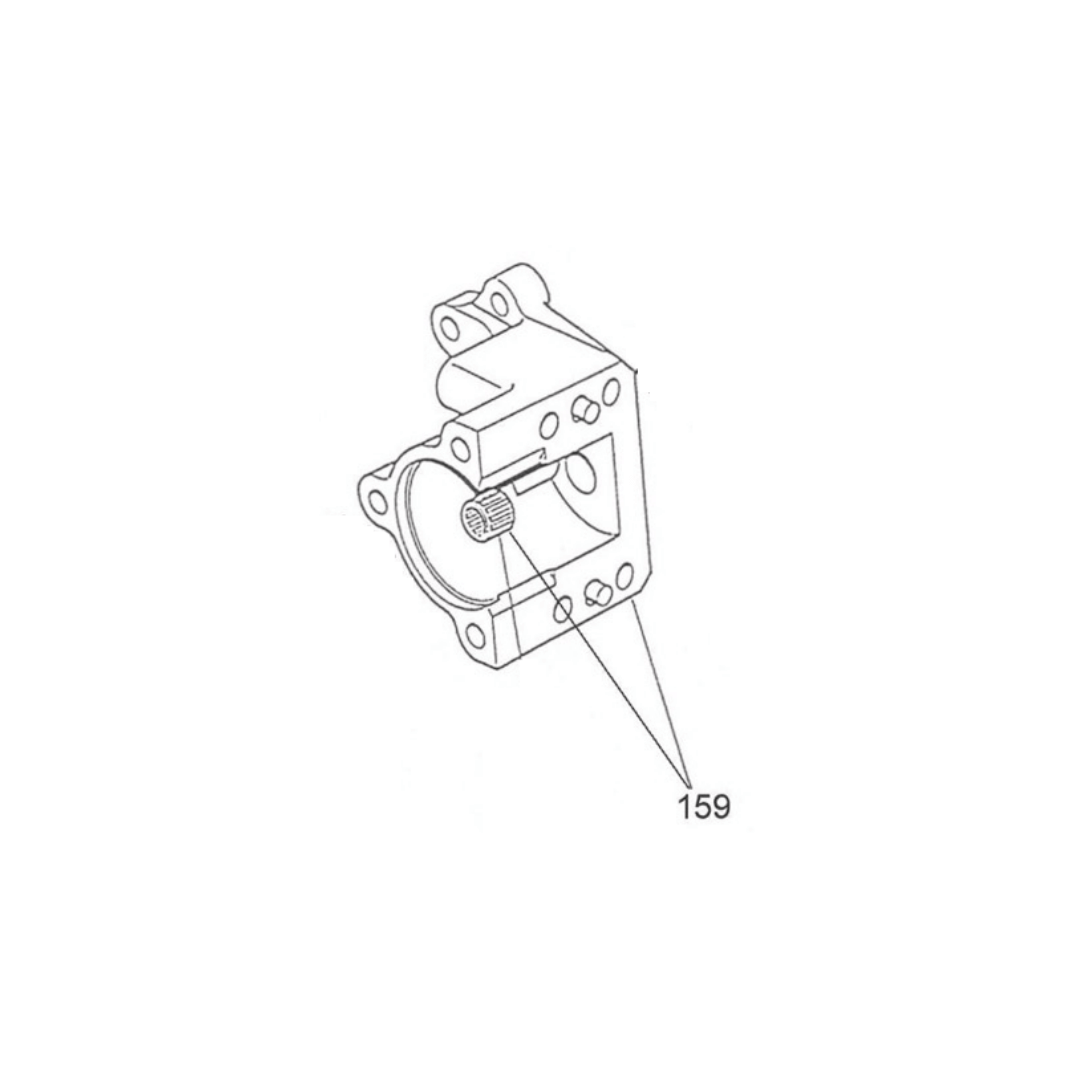 A-120860A-C-Starter-Group-bendix-housing-with-roller