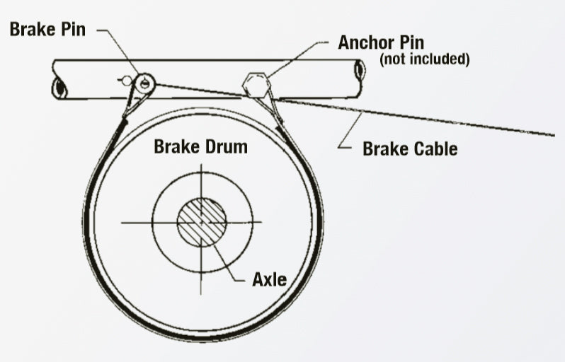 4 1/2" Band Brake Drum