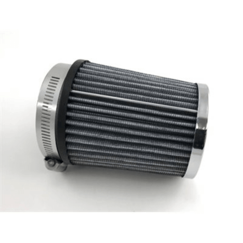 Target-Air filter, 3-1 / 2" x 4" (2-7 / 16 ID) tapered chrome-AFR80TC