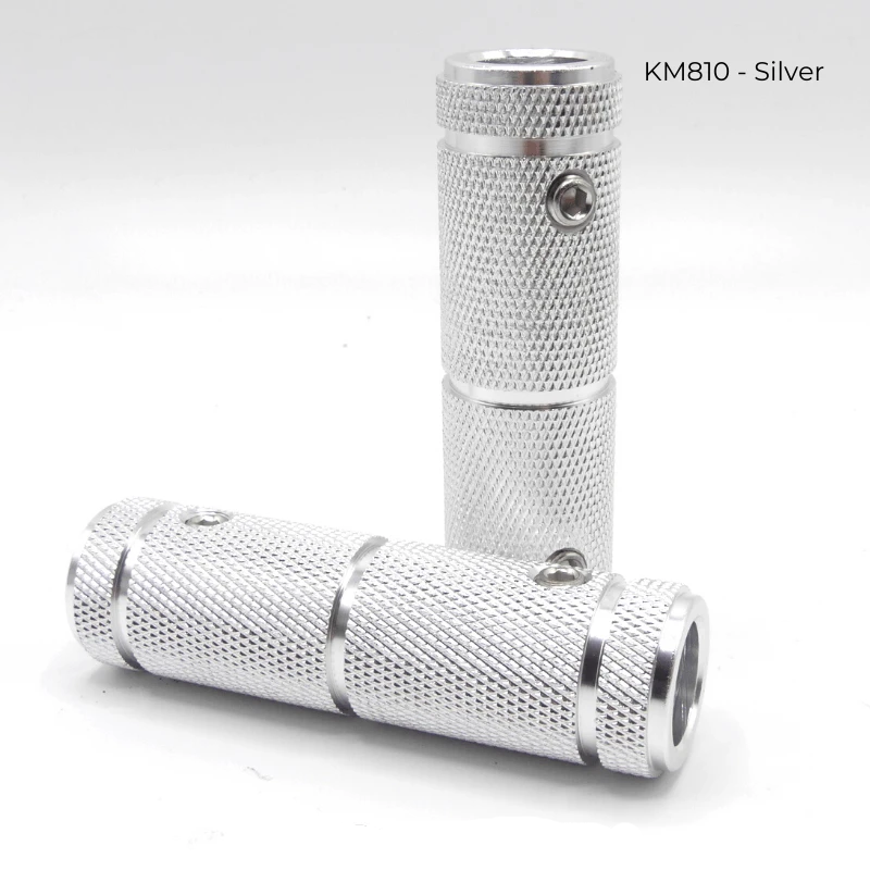 Aluminum-Go-Kart-Pedal-Grips-Silver