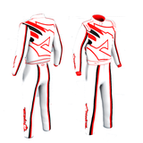 Axcel Logo Kart Suit - White Base