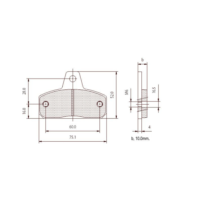 Birel-Front-Brake-Pads-75mm-MBA-Tibi