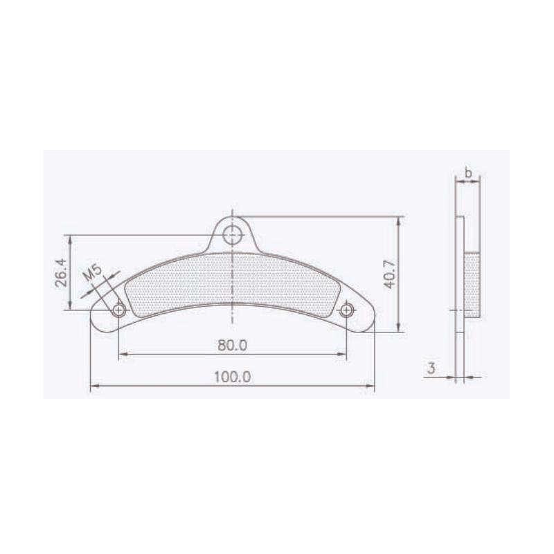 Comp-Kart-Cadet-Brake-Pads-Schematic