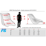 IMAF F6 Kart Racing Seat Size Chart PointKarting.com