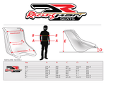 DR Resin Kart Seat Sizing Chart