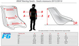 IMAF Kart Racing Seat Size Chart