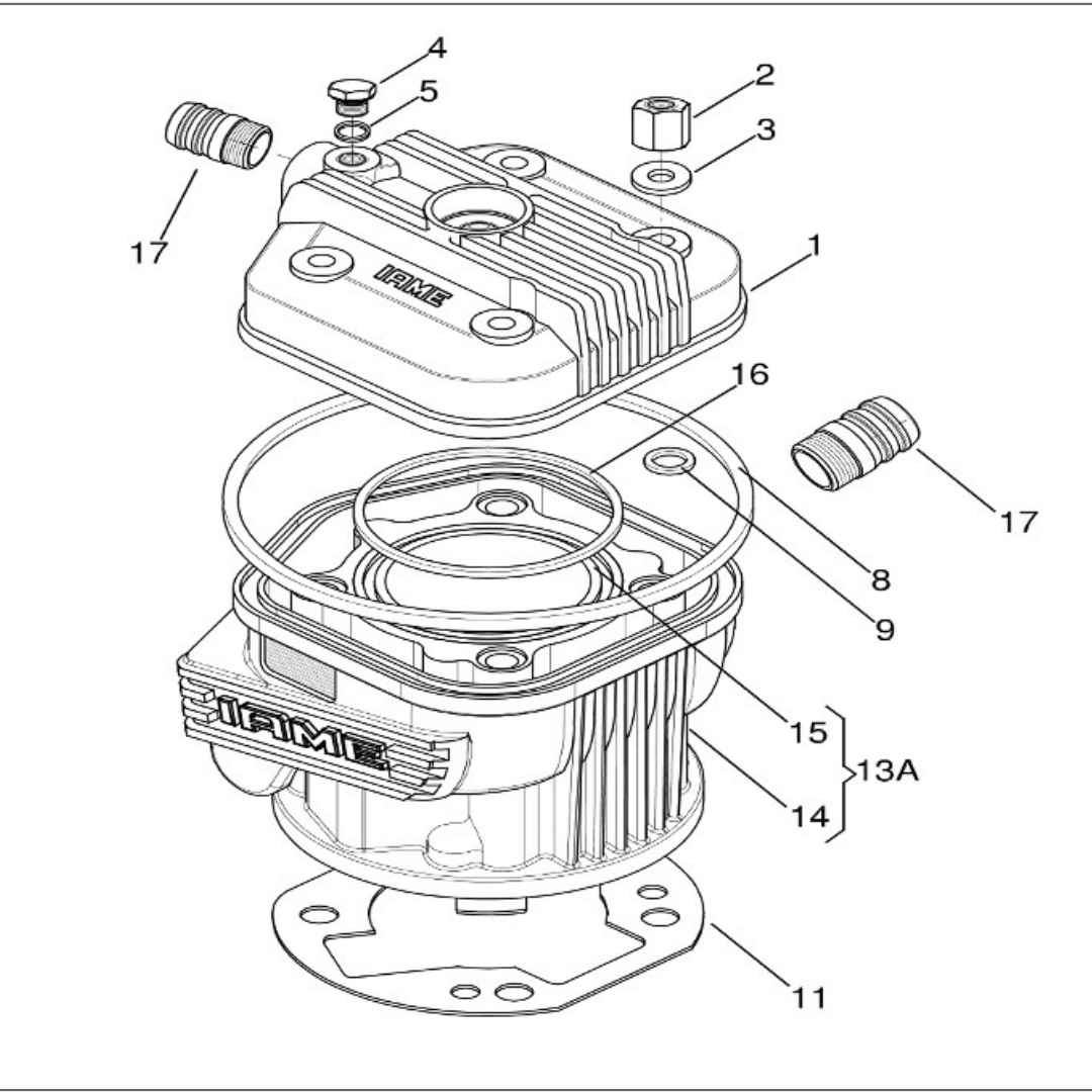X30-OR-Head & cylinder-complete-o-ring--kit-x-30
