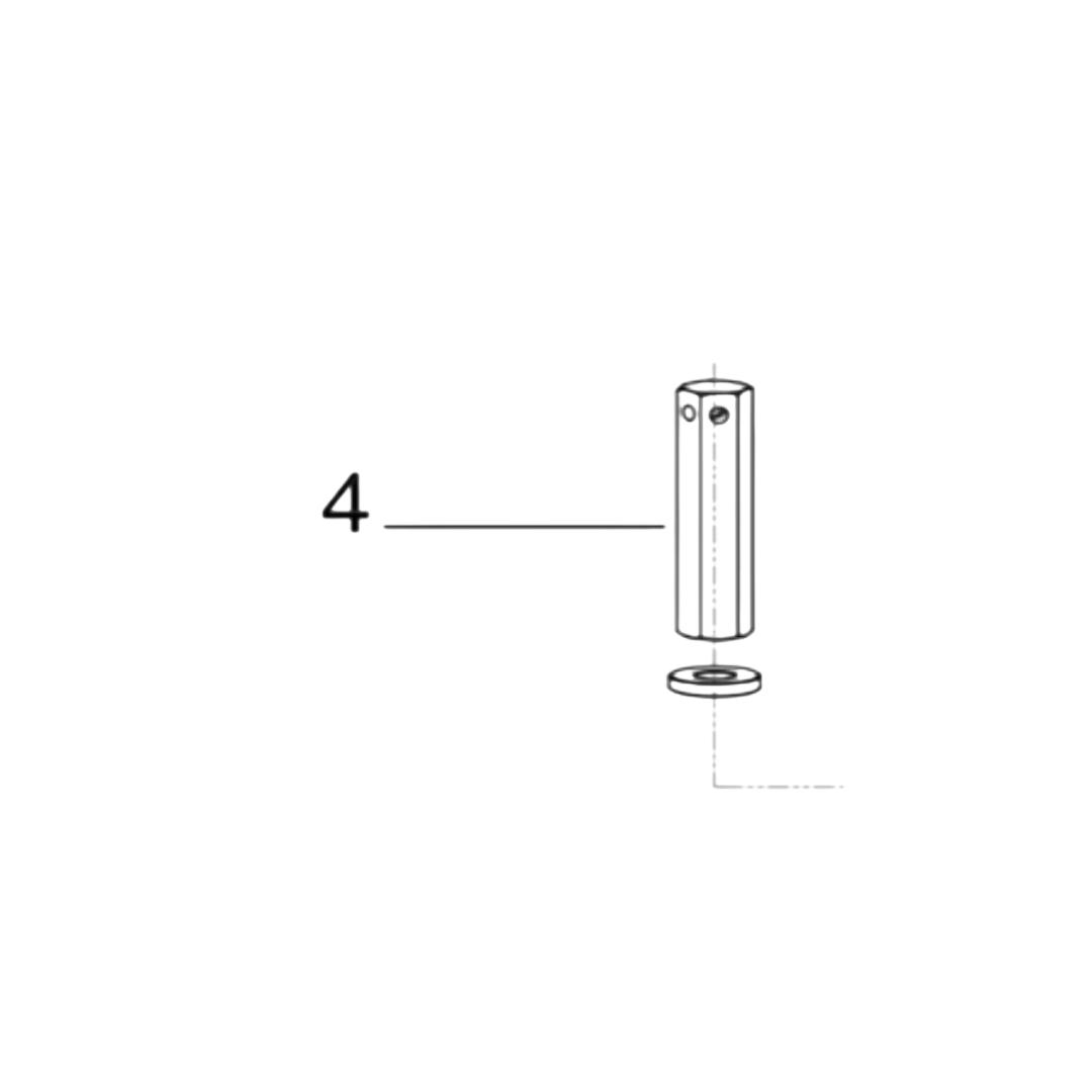 10351-Head-And-Cylinder-long-cylinder-head nut-w-tech-wire-hole