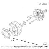 IZF-00200-IAME-SSE-Clutch-Shock-Absorbers-Kit
