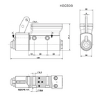KB030-Technical Diagram-Schematic-Master Cylinder Clear Reservoir