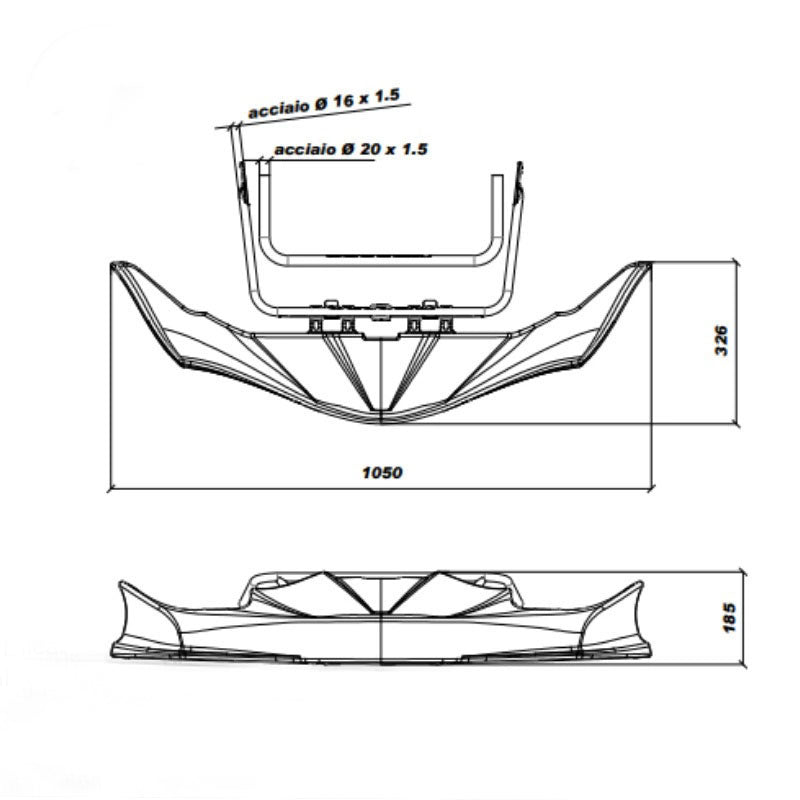 KG FP7 Front Bumper (CIK 17)