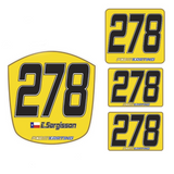 Custom Name Plate Graphics - Colorado Karting Tour