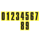 Kart-Numbers-Yellow-Individual