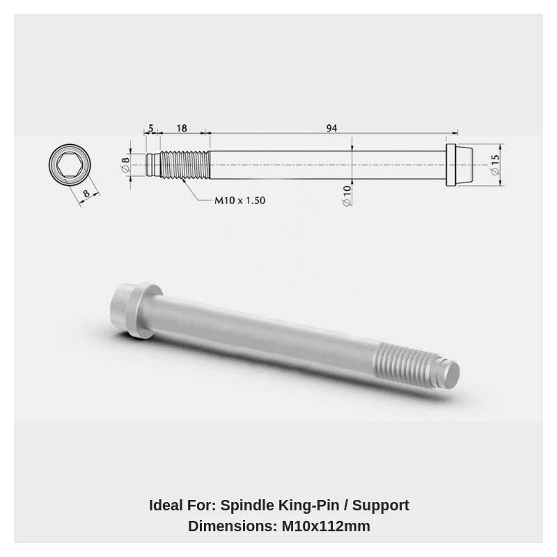 Righetti Spindle King Pins (10mm)