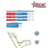 NEK Seat Size Comparison NEK Racing Kart Seats