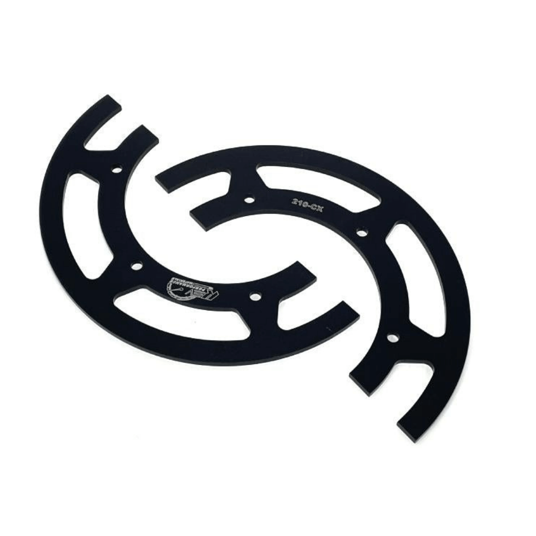 REV Materials Sprocket Guard Aluminum Go Kart Sprocket Guard Point