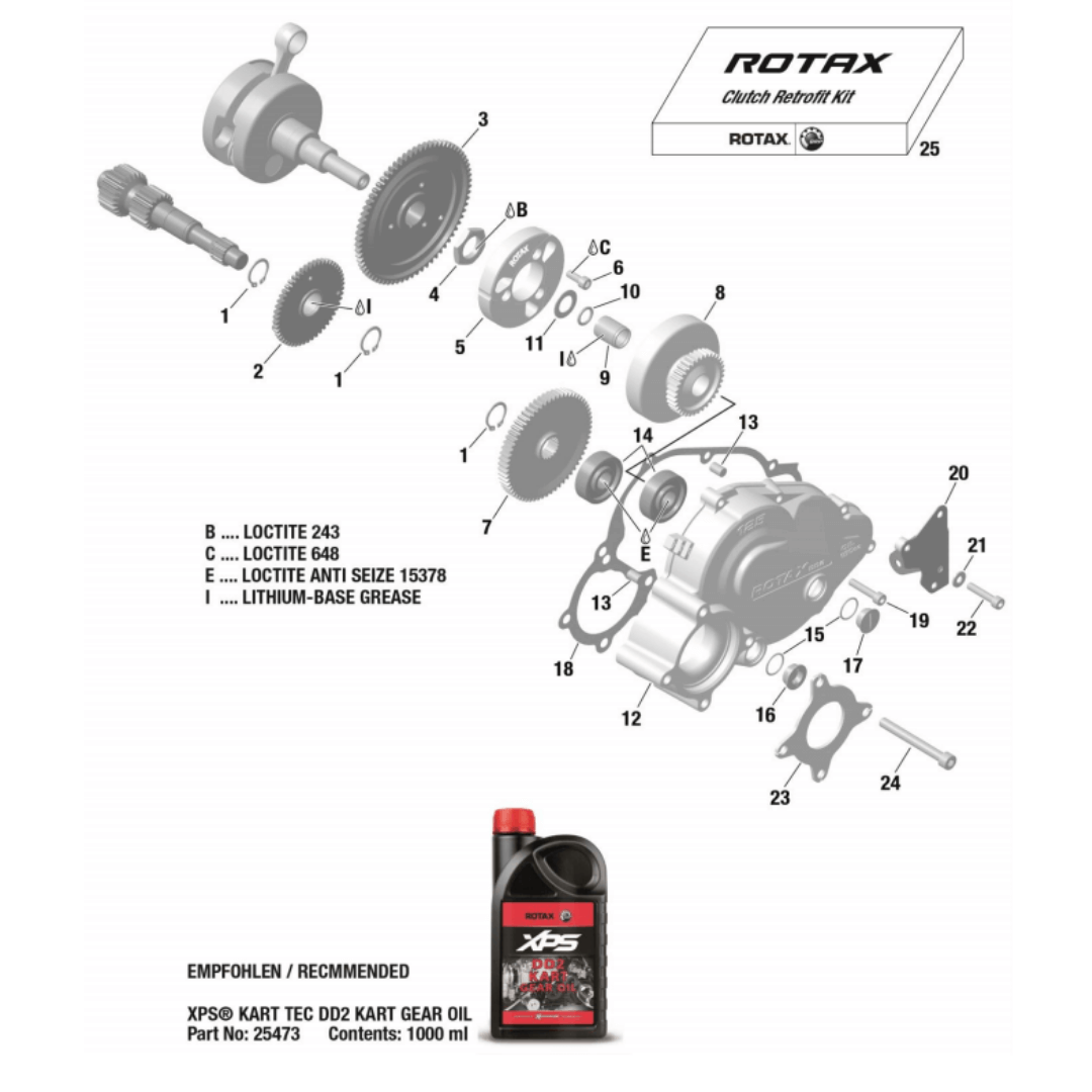 632010 13 | PIN 8X12 DIN 5402 Rotax