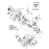 294812 43 | STARTER REDUCTION GEAR ASSY. Rotax
